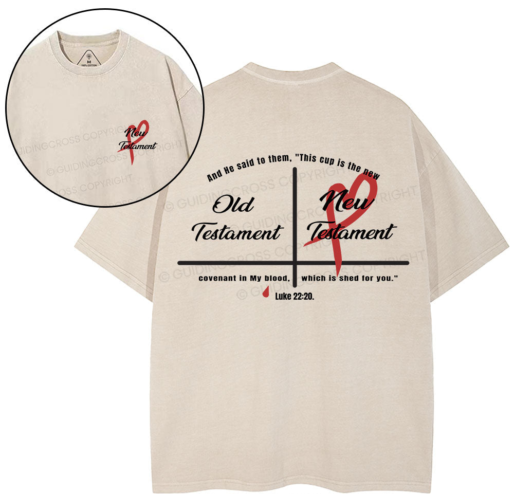 New Testament Christian Washed TShirt  
