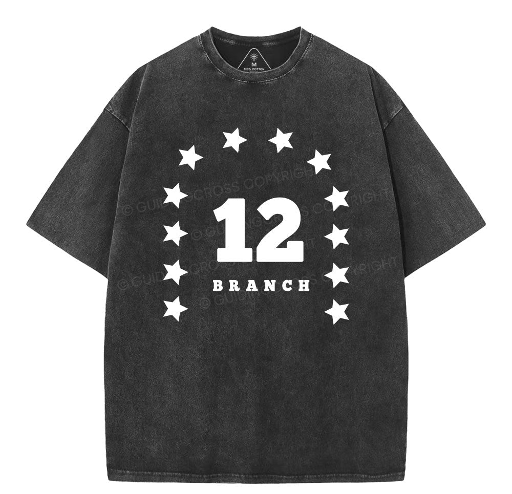 12 Branch Christian Washed TShirt  