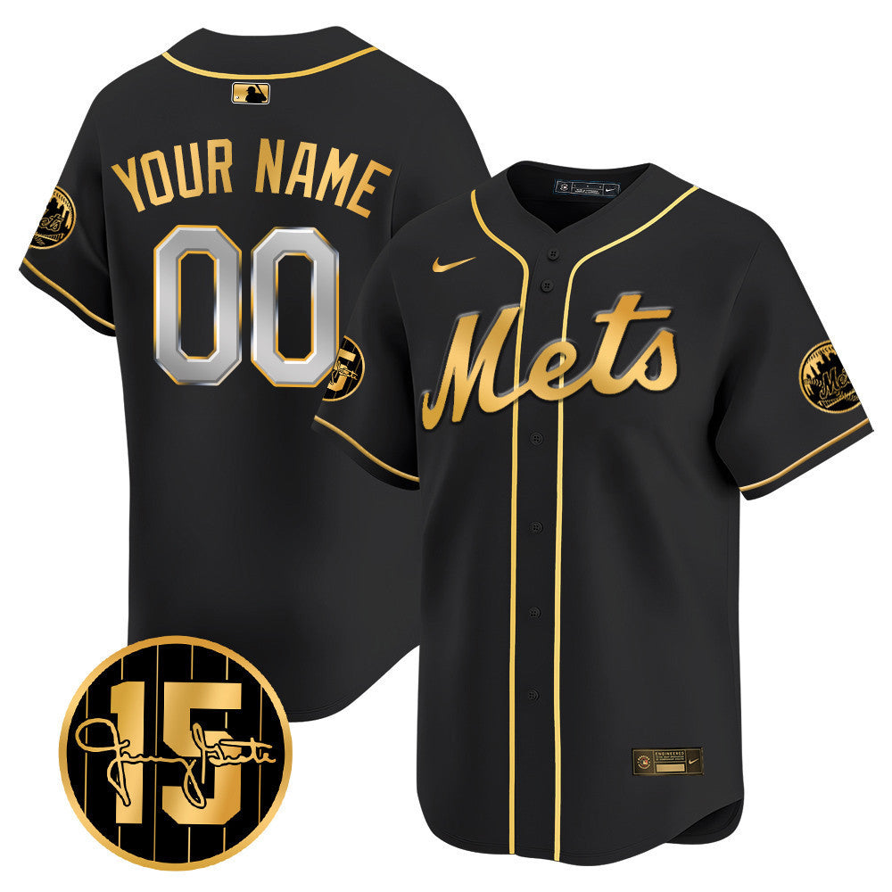 Custom New York Mets Jerry Grote Patch Vapor Premier Limited V1 Jersey – All Stitched