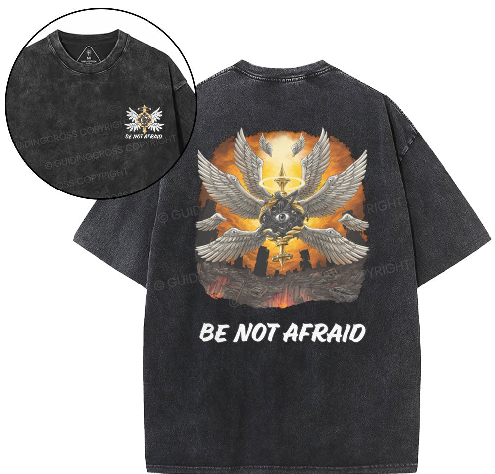 Be Not Afraid Christian Washed TShirt  