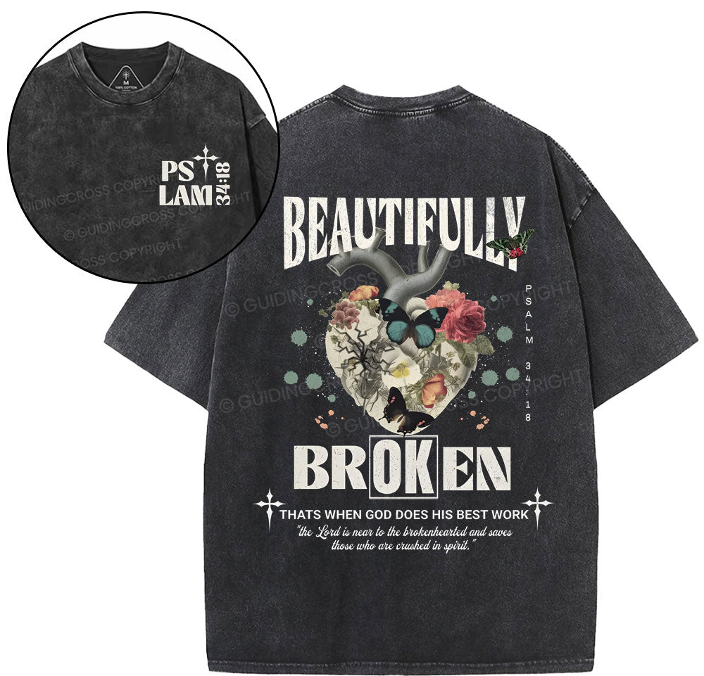 Beautifully Christian Washed TShirt  