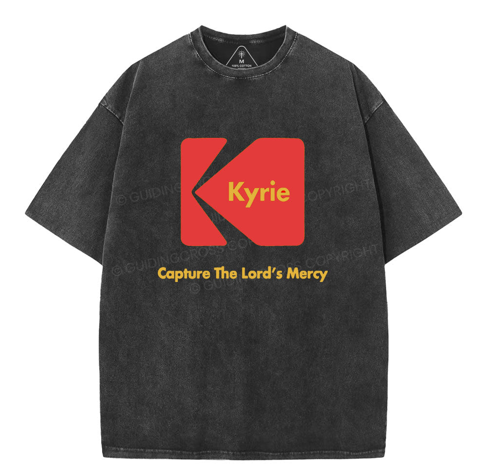 Capture The Lord's Mecy Christian Washed TShirt  