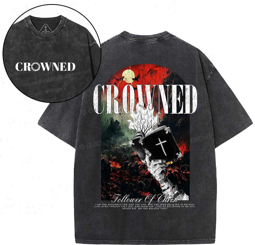 Crowned Christian Washed TShirt  