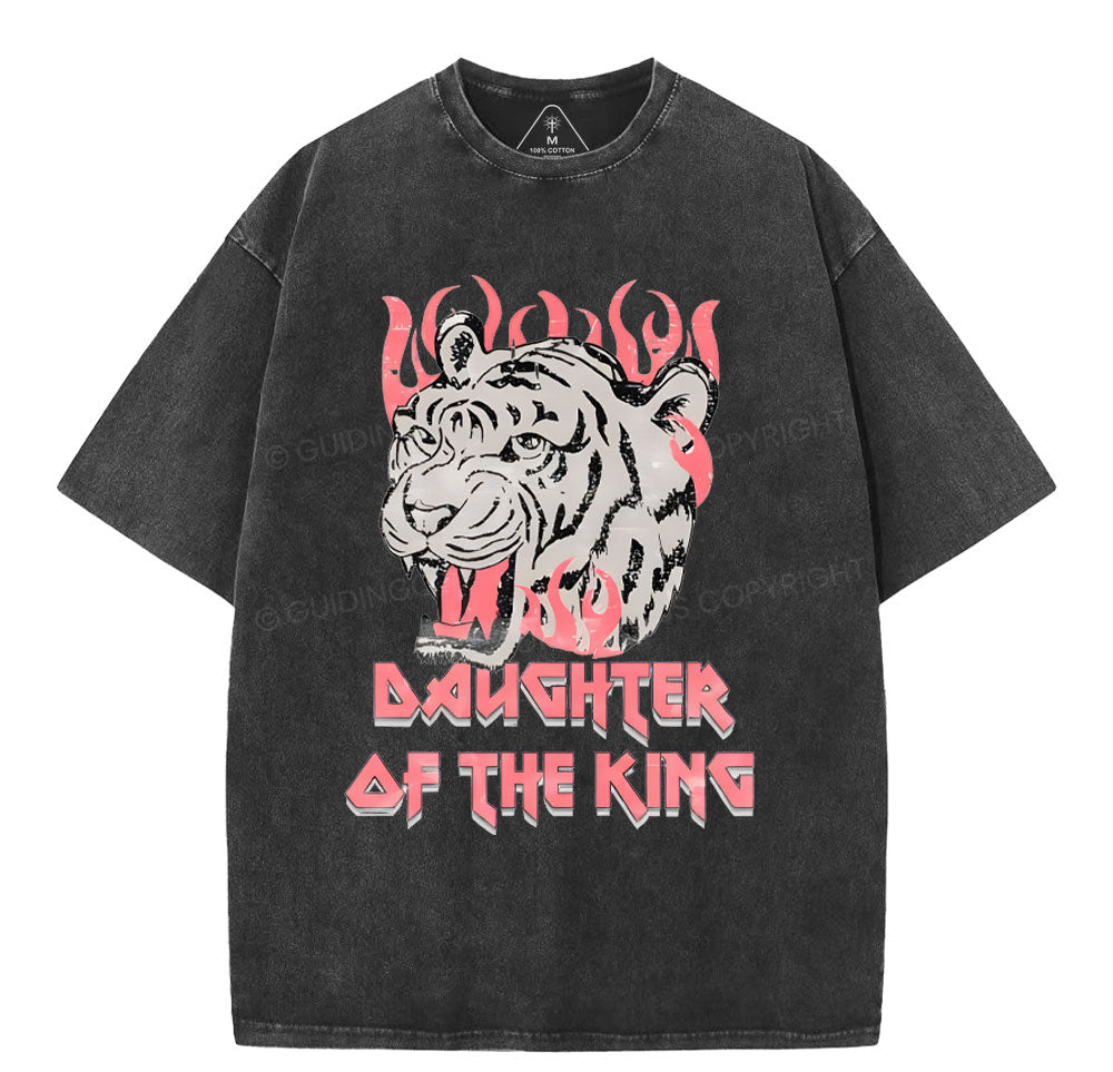 Daughter Of The King Christian Washed TShirt  