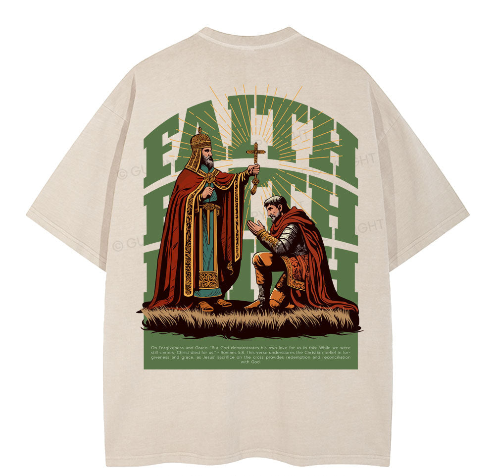 Faith Christian Washed TShirt  