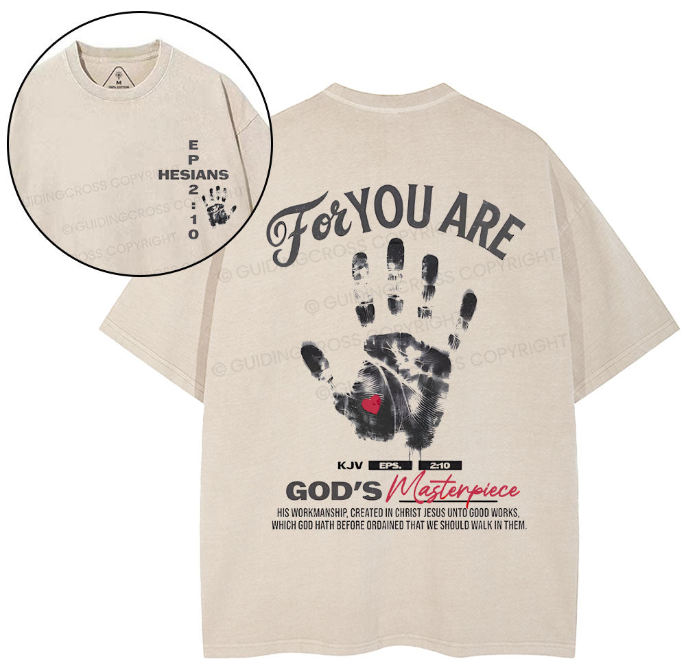 For You Are God's Christian Washed TShirt  