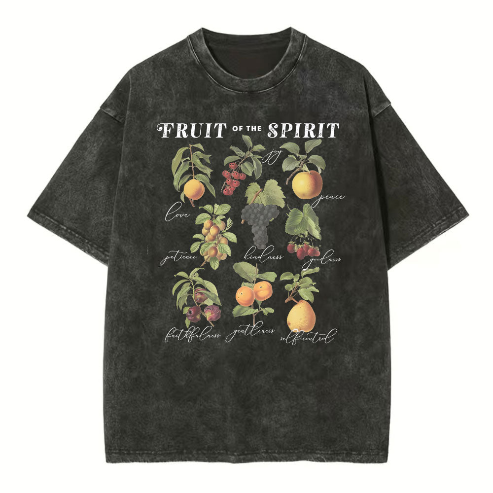 Fruit Of The Spirit Christian Washed TShirt  