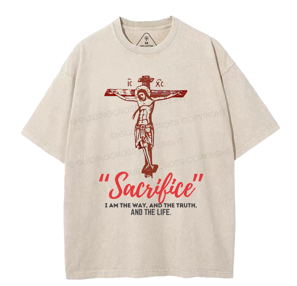 I Am The Way Christian Washed TShirt  