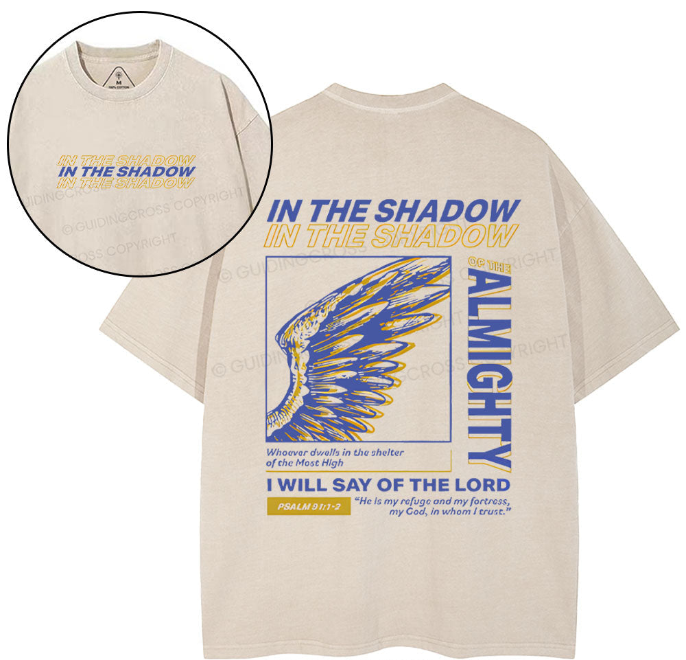 In The Shadow Christian Washed TShirt  