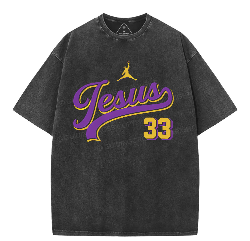 JESUS Christian Washed TShirt  