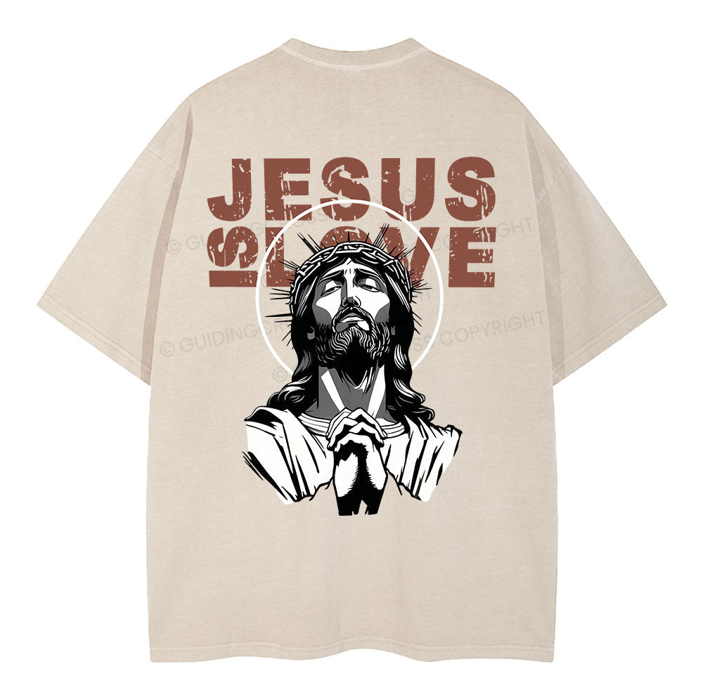 Jesus Is Alive Chirstian Washed TShirt  