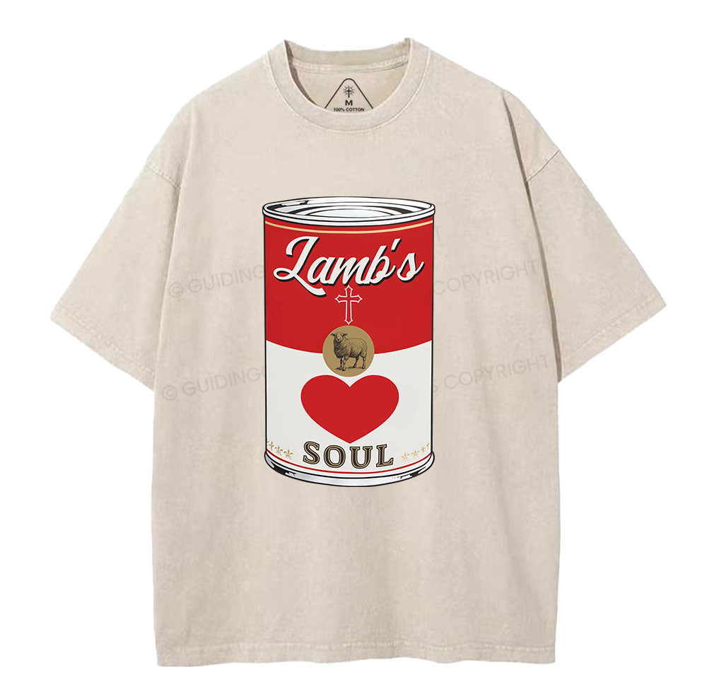 Lamb's Soul Christian Washed TShirt  