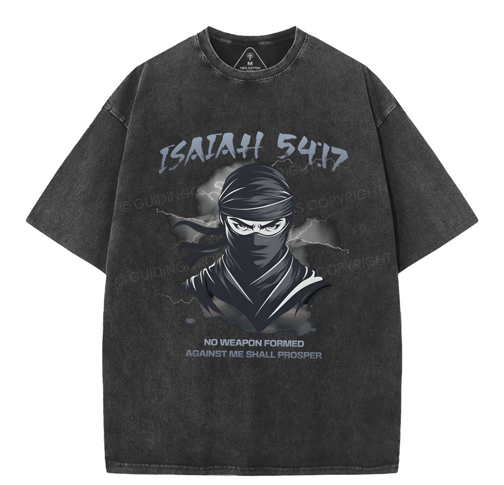 No Weapen Formed Christian Washed TShirt  