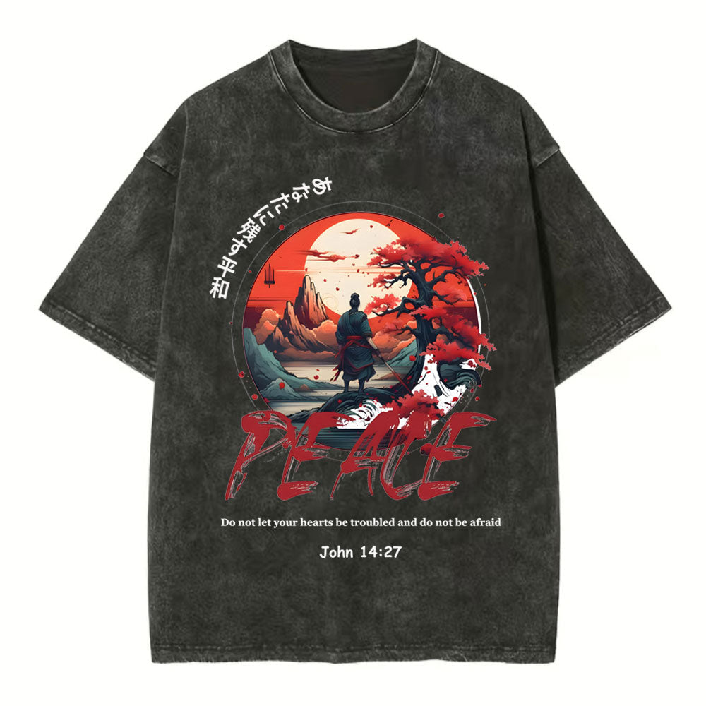 Peace I Leave With You Chirstian Washed TShirt  