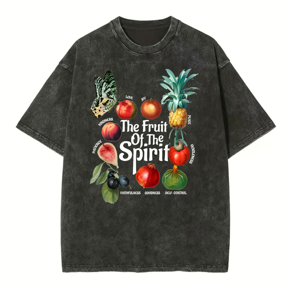 The Fruit Of The Spirit Christian Washed TShirt  