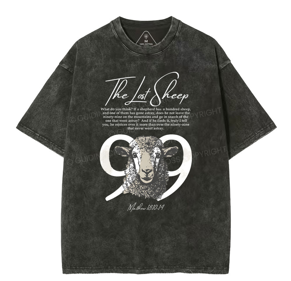 The Lost Sheep Christian Washed TShirt  