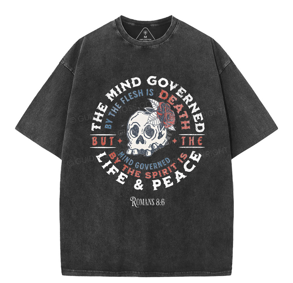 The Mind Governed Christian Washed TShirt  