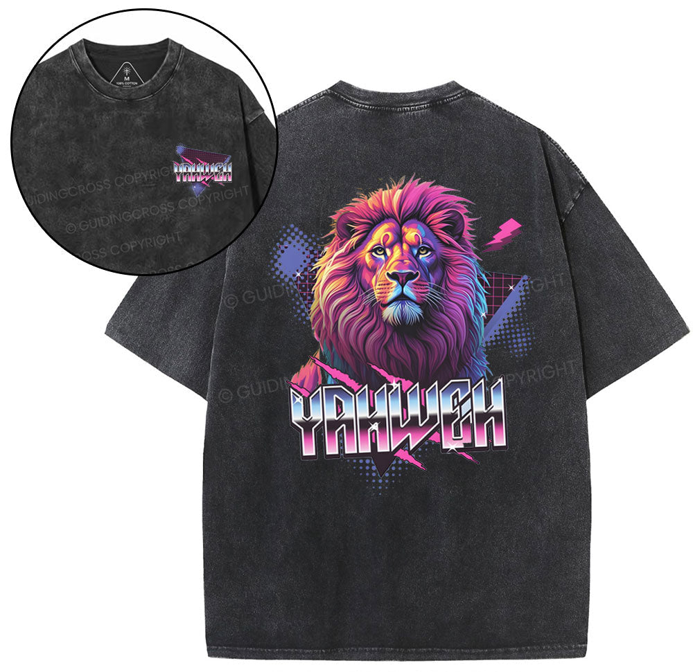 YAHWEH Christian Washed TShirt  