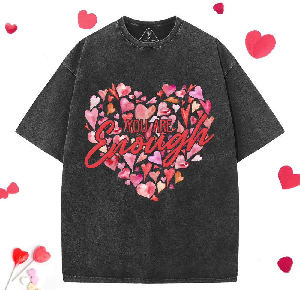 You Are Enough Christian Washed TShirt  