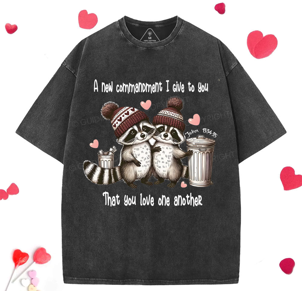 You Love One Another Christian Washed TShirt  