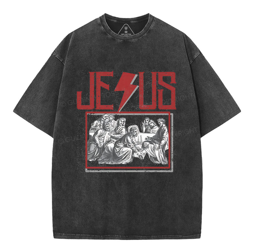 Jesus Christian Washed TShirt  